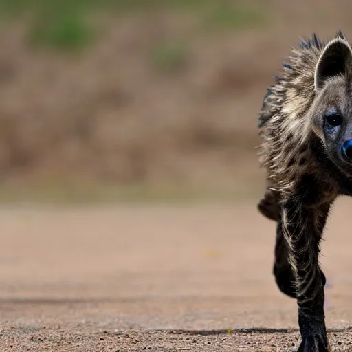 Image similar to An anthropomorphic hyena