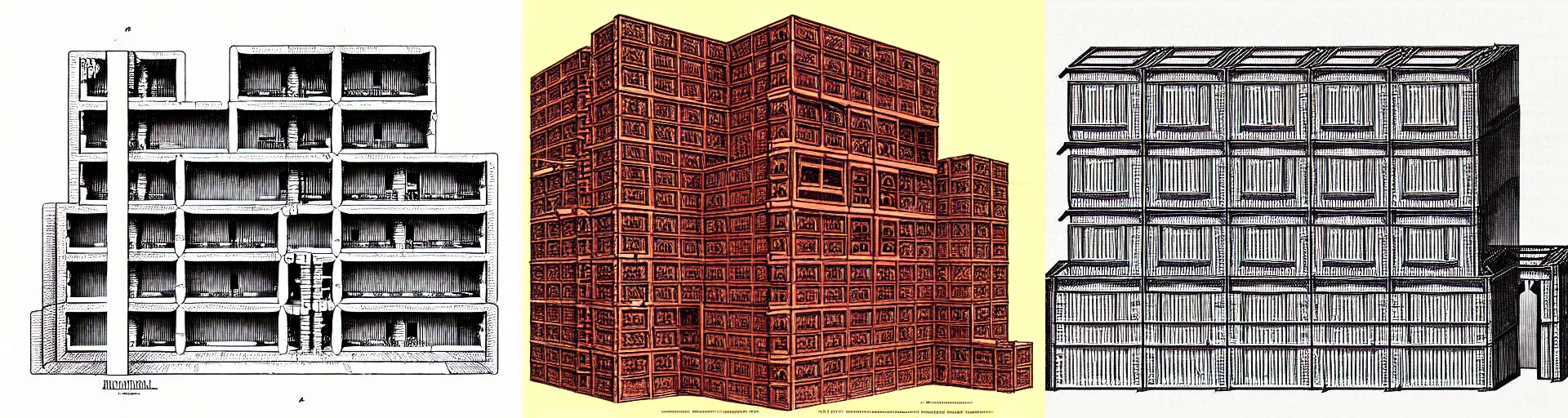 Prompt: Industrial revolution era blueprint illustration of a red menger sponge, 1889