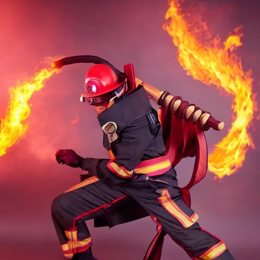 Fire Force Ogun as Brand from league of legends, movie