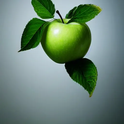 Image similar to a beautiful photo of a green apple