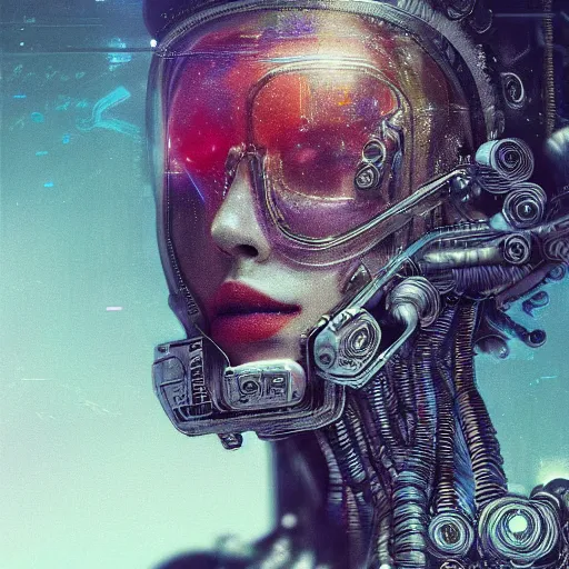 Prompt: hyperrealistic portrait of a woman squid monster astronaut, full body portrait, well lit, intricate abstract. cyberpunk, intricate artwork, by Tooth Wu, wlop, beeple. octane render,in the style of Jin Kagetsu, James Jean and wlop, highly detailed, sharp focus, intricate concept art, digital painting, ambient lighting, 4k, artstation