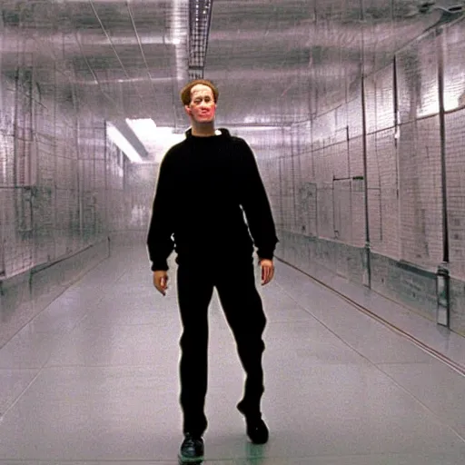 Image similar to mark zuckerberg in the matrix ( 1 9 9 9 )