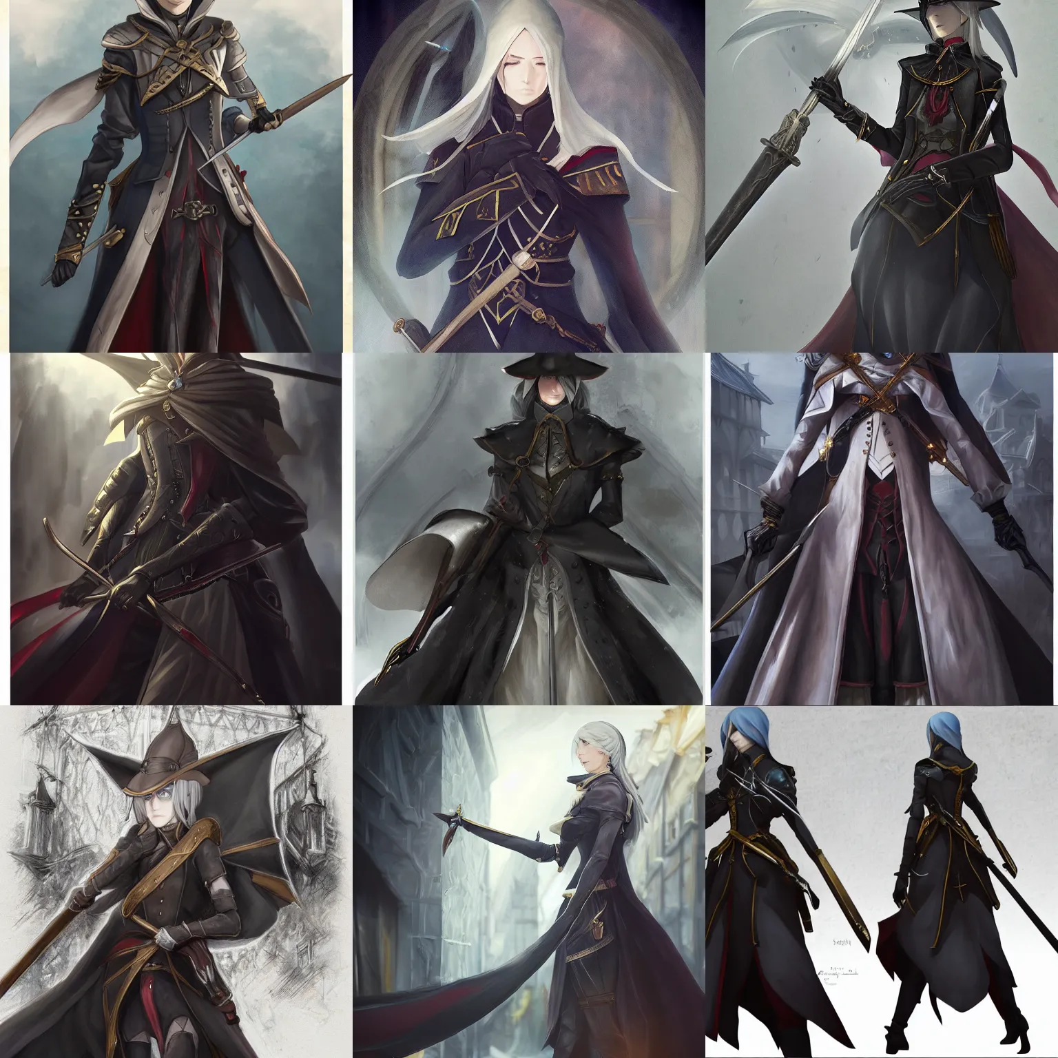 Prompt: lady maria of the astral clocktower by kouichirou harada, trending on artstation