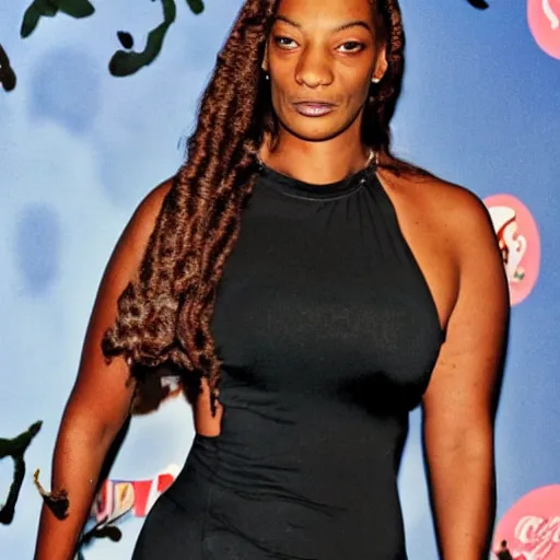 Image similar to Curvy Female body. Feminine Features. Calvin Broadus. FROG. Snoop Dogg