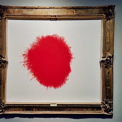 Prompt: ( dancers dancing dance ) curves ( black white red ) ( big circle ) twombly breathtaking piece museum of modern art new york