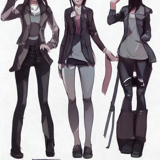 Image similar to expressive visual novel character poses from the waist up, digital art, expressive, sketch, pen