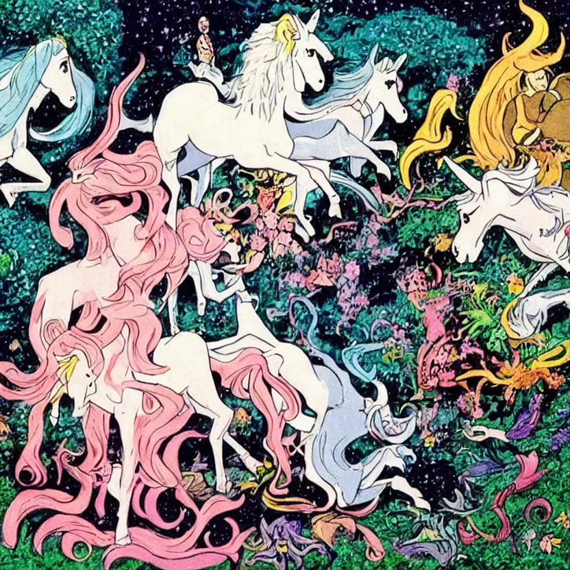 Image similar to the last unicorn 1 9 8 2