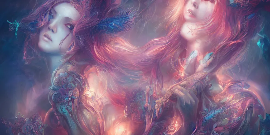 Image similar to dreamscape, female, ross tran, vivid colors, anatomical, highly detailed sculpture, intricate detailed, ommatidia, 8 k, cinematic atmosphere, post - processing