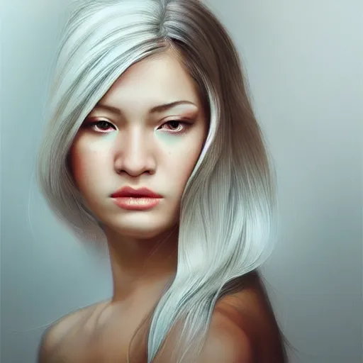 Prompt: stunning hyper realistic portrait of a woman who looks like Devin valencia, trending on artstation, WLOP, cinematic, real, artgerm