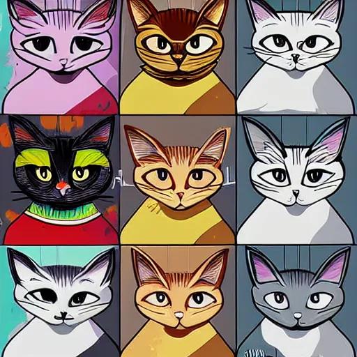 Image similar to Cats by Lttleghost