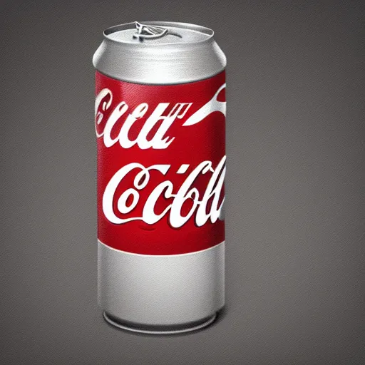 Image similar to An anthropomorphic can of coca-cola, digital art, artstation, surrealism