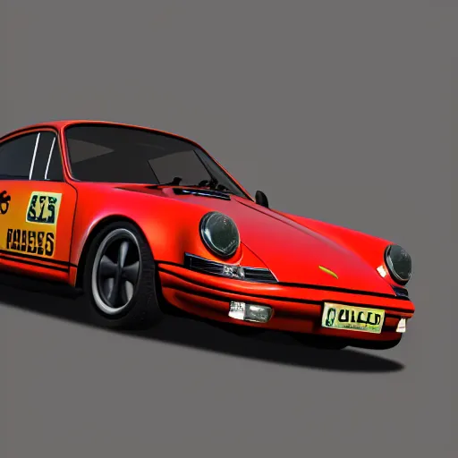 Image similar to rocket powered porsche 911. photo realistic 35mm 4k