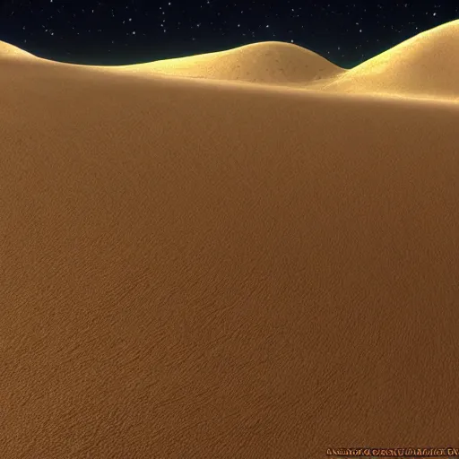 Image similar to photorealistic dune (frank herbert) setting