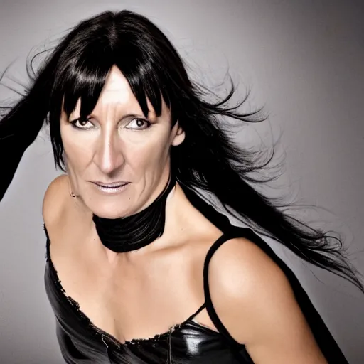 Prompt: full body photograph of davina mccall as a sexy vampire warrior, Extremely detailed. 8k