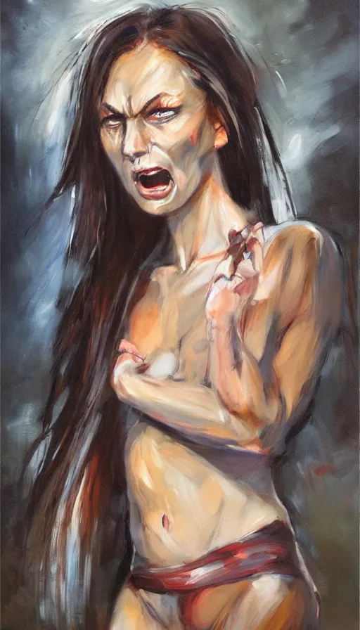 Prompt: rage, by emilia wilk