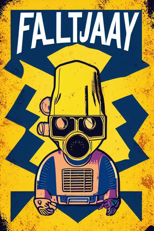 Image similar to fallout 7 6 retro futurist illustration art by butcher billy, sticker, colorful, illustration, highly detailed, simple, smooth and clean vector curves, no jagged lines, vector art, smooth andy warhol style