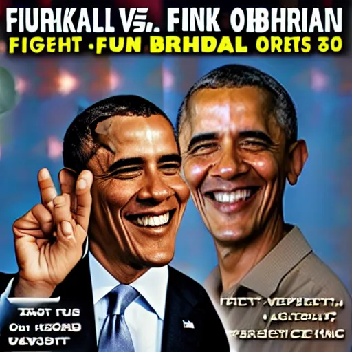 Prompt: Friday Night Funkin versus Barack Obama