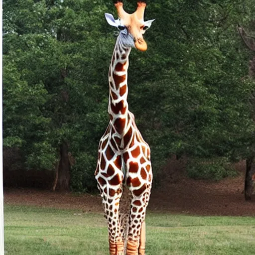 Image similar to giraffe dressed as elvis presley,