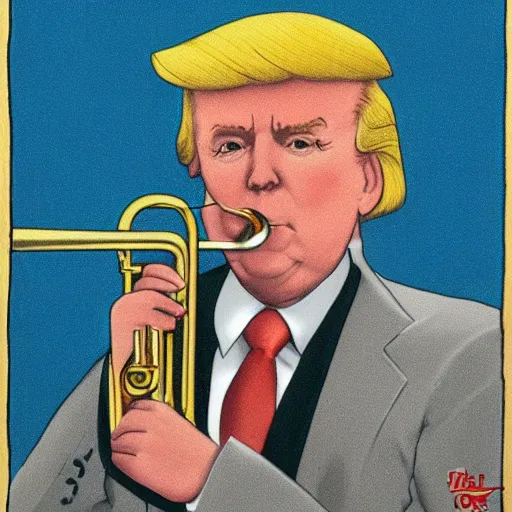 Image similar to donald trumpet