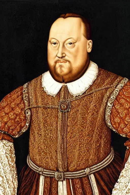 Prompt: photo of king henry viii