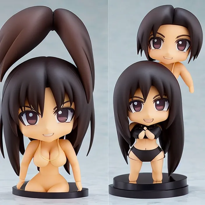 Prompt: kim kardashian, an anime nendoroid of kim kardashian, figurine, detailed product photo