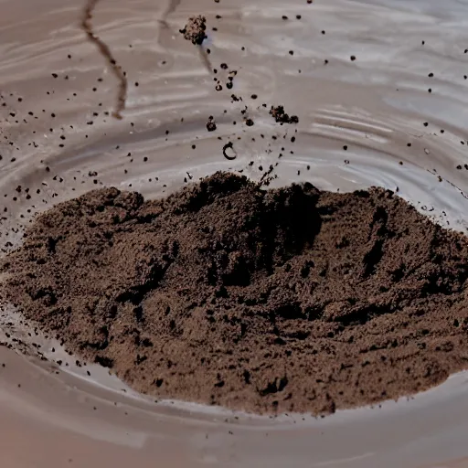 Prompt: dirt and mud soup