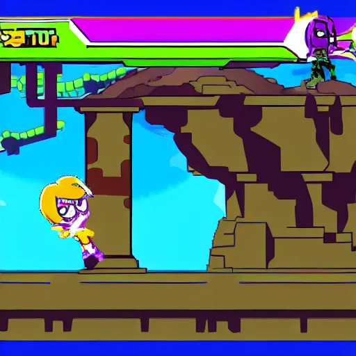 Prompt: teen titans go raven n 6 4 video game screenshot