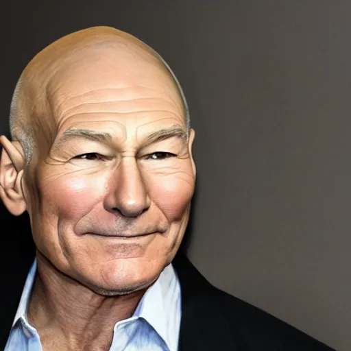 Image similar to patrick stewart