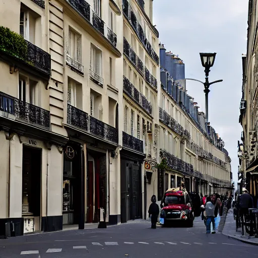 Image similar to a street in paris