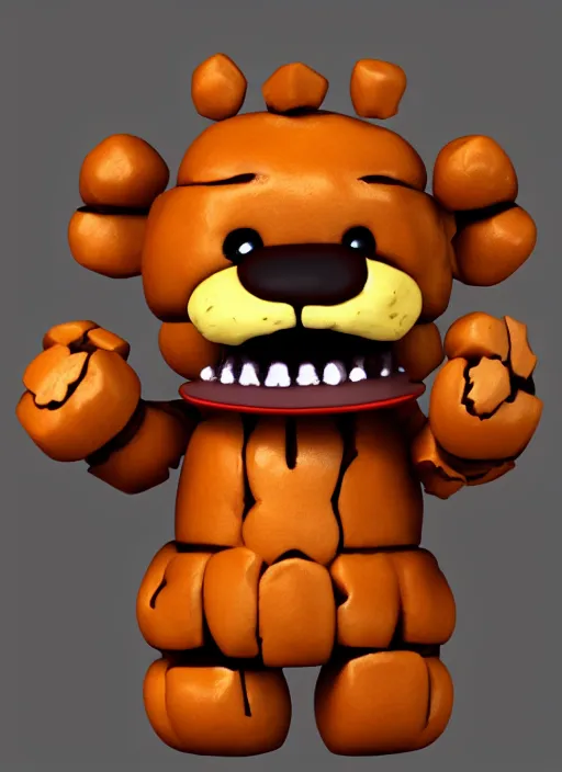 freddy fazbear being all tuckered out in bed - AI Generated Artwork -  NightCafe Creator