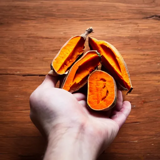 Image similar to photo sweet potato in hand