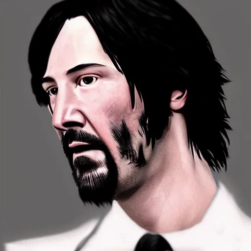 Image similar to photorealistic bald keanu reeves