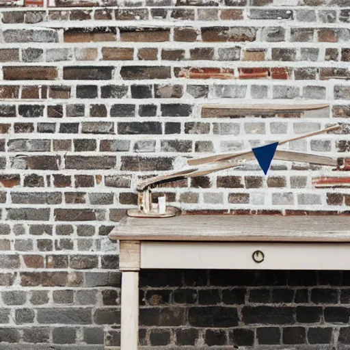 Prompt: a photo of a minimalistic vintage neighborhood pennant