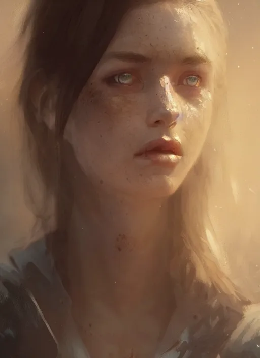 Image similar to hyper realistic photography portrait of beautidul angry girl cinematic, vallejo, full shot, craig mullins greg rutkowski, artstation, cgsociety