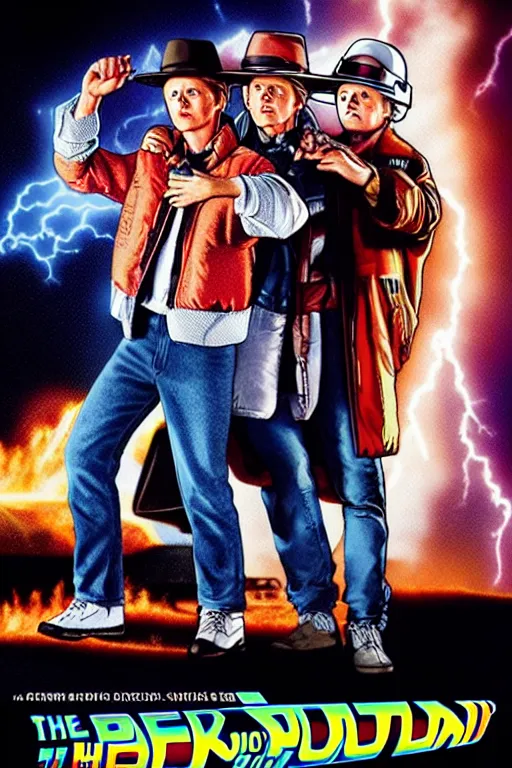 Prompt: “the new Back to the Future movie poster, hyperrealistic, super detailed, digital art, 2023”