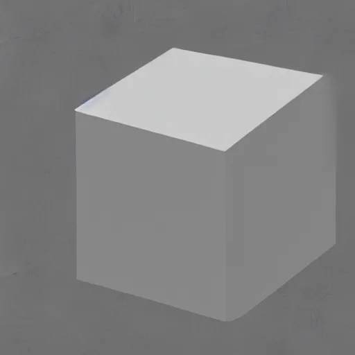 Image similar to infinitely large cube, three point perspective
