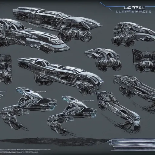 Image similar to concept art prometheus halo vehicles blueprint highly detailed