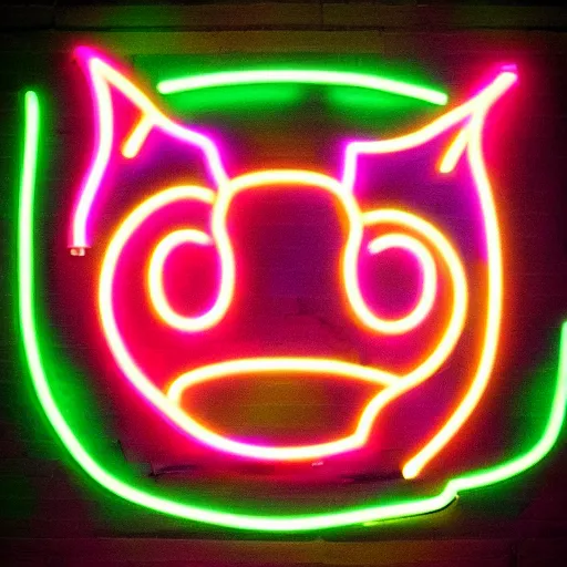 Image similar to Neon Sign of a bat