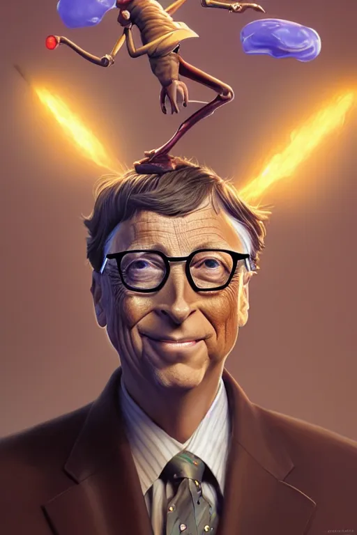 Bill Gates as a anime character