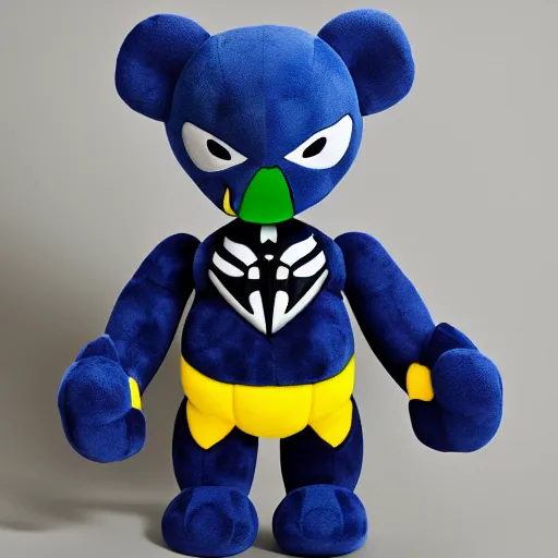 Image similar to marvel kaws blank panther plush toy