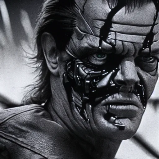 Image similar to VFX movie where Jack Nicholson plays the Terminator by Emmanuel Lubezki