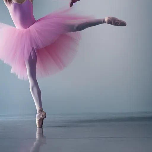 Prompt: ballet photography, motion blur, dreamy, pastel colors