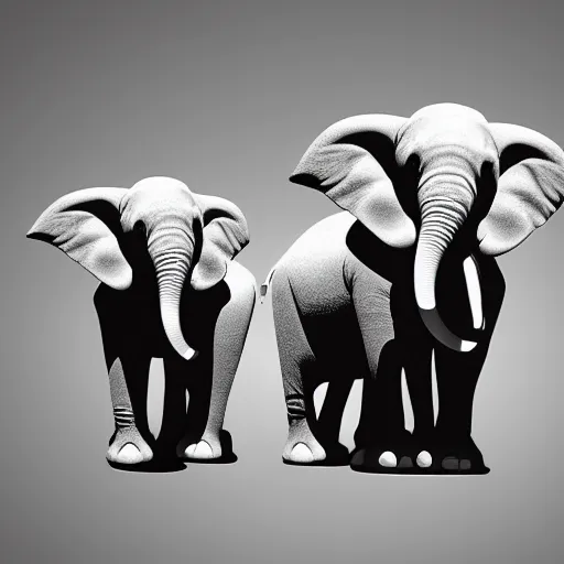 Image similar to dumbo elephants on parade hd negative colors black background