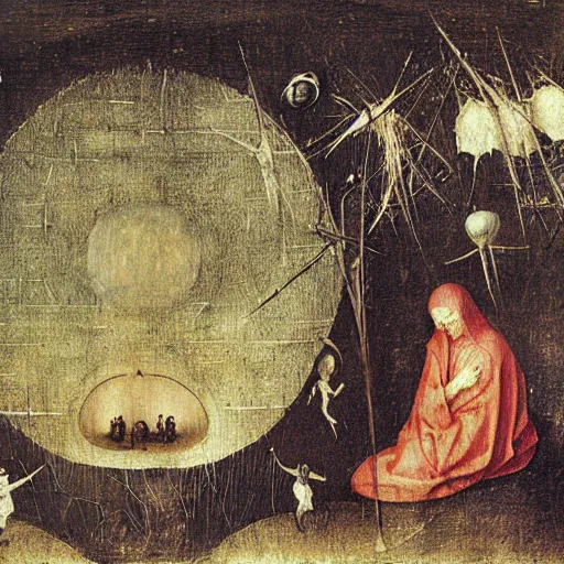 Image similar to elden ring by hieronymus bosch,