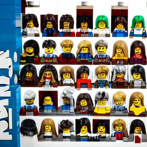 Image similar to lego being john malkovich