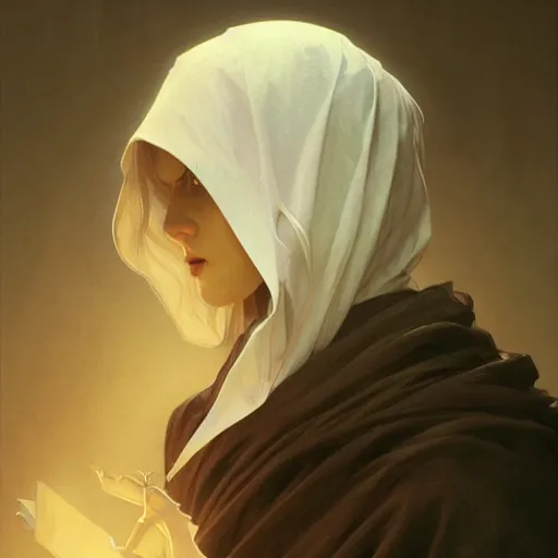 Image similar to portrait of grim reaper, intricate, elegant, highly detailed, digital painting, artstation, concept art, smooth, sharp focus, illustration, art by artgerm and greg rutkowski and alphonse mucha and william - adolphe bouguereau