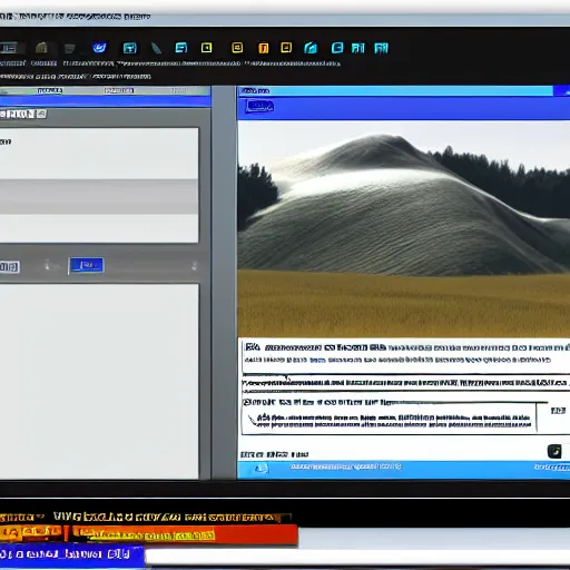 Prompt: user interface of a windows xp program that found a fake name for hackers