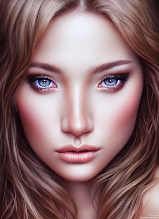 Image similar to a gorgeous female photo, professionally retouched, realistic, smooth face, perfect eyes, symmetrical, full body shot, wide angle, sharp focus on eyes, 8 k high definition, insanely detailed, intricate, elegant, art by artgerm