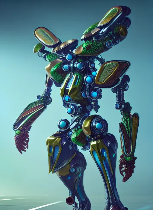 Image similar to kamen rider, mechanoid insects concept art, intricate detail, hyperrealistic art and illustration by irakli nadar and alexandre ferra, frostbite engine, unreal 5 engine highlly render, global illumination, detailed and intricate environment