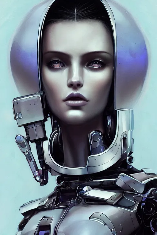 Image similar to a beautiful image of a futuristic female android with a mechanical mecha body and a beautiful female human face, body mostly black metal with internal lights glowing inside, symmetrical and realistic proportions by Irakli Nadar, tom bagshaw, Charlie Bowater with details by Jason Felix, furio tedeschi, face by ilya kuvshinov, artgerm, cinematic backlit lighting, detailed, intricate, beauty retouch, elite, photo realistic, octane render, hyper real, ultra detailed, trending on artstation pinterest and deviantart